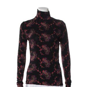 Paco Rabanne Printed Turtleneck Top